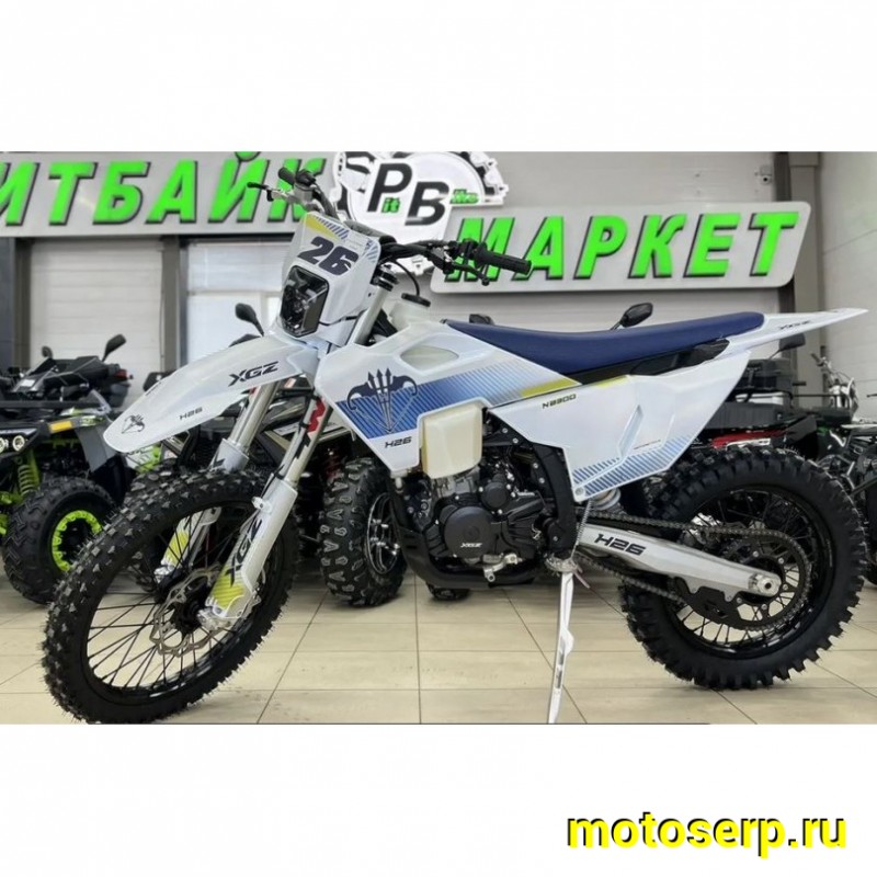 Купить  Мотоцикл Кросс/Эндуро XGZ H26-YBS300 (спортинв) 300cc, 4 клап. ,(Loncin YBS300), 21"/18" (шт)  купить с доставкой по Москве и России, цена, технические характеристики, комплектация фото  - motoserp.ru