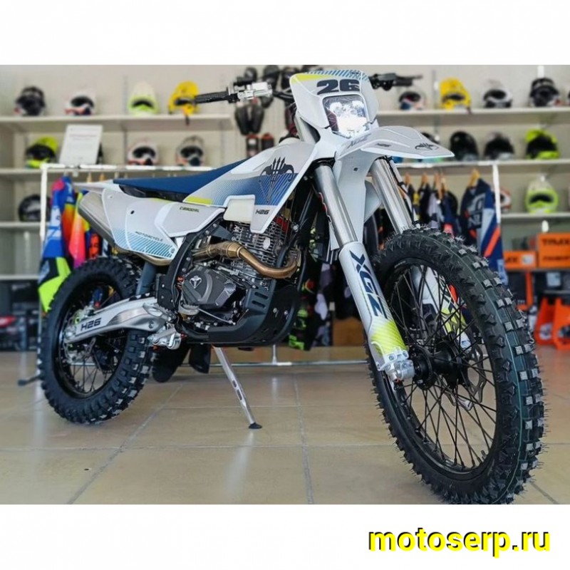 Купить  Мотоцикл Кросс/Эндуро XGZ H26-CB300RL (спортинв) 300cc, ZS175FMM-7, подвеска MNT , 21"/18" (шт)  купить с доставкой по Москве и России, цена, технические характеристики, комплектация фото  - motoserp.ru