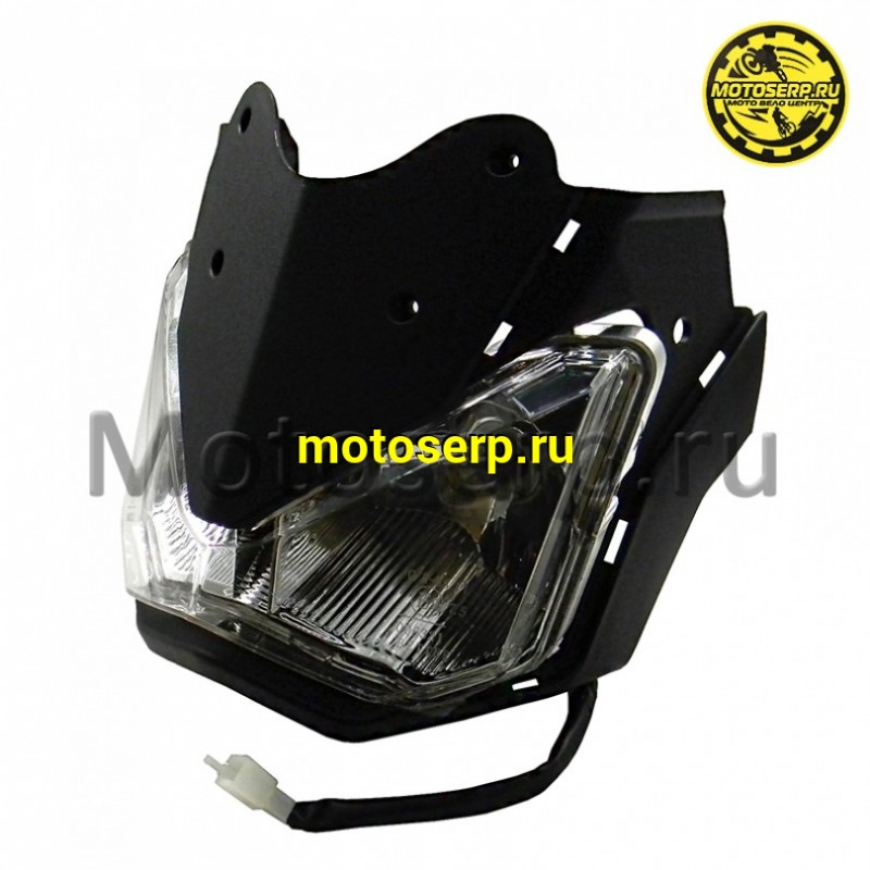 Купить  Фара передняя + Обтекатель NAKED универсальная (лампы, габарит, проводка) (шт) (0 купить с доставкой по Москве и России, цена, технические характеристики, комплектация фото  - motoserp.ru