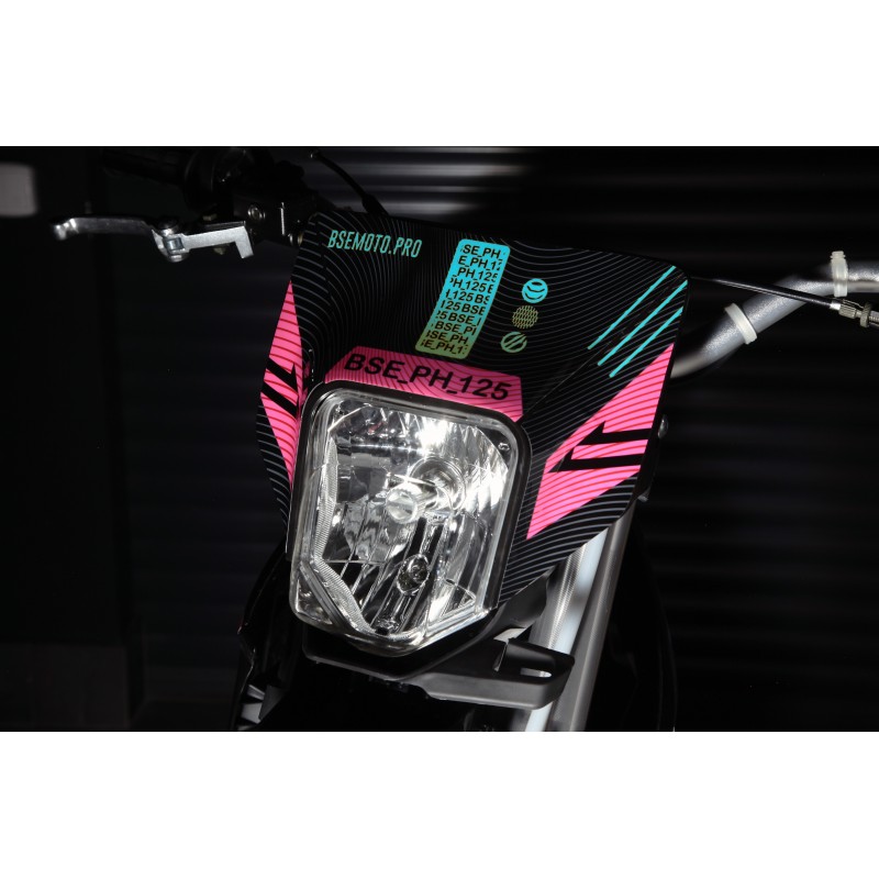 Купить  Питбайк BSE PH 125 17/14 AK47 Aquamarine (040) (шт) купить с доставкой по Москве и России, цена, технические характеристики, комплектация фото  - motoserp.ru