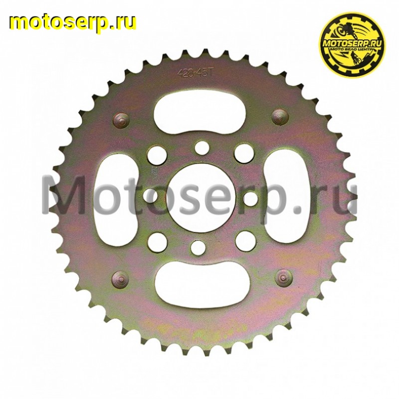 Купить  Звезда ведомая голая (венец) (428-45) (428-45T D-41mm, 4x43mm) AU150 (шт) (SM 687-7737 купить с доставкой по Москве и России, цена, технические характеристики, комплектация фото  - motoserp.ru