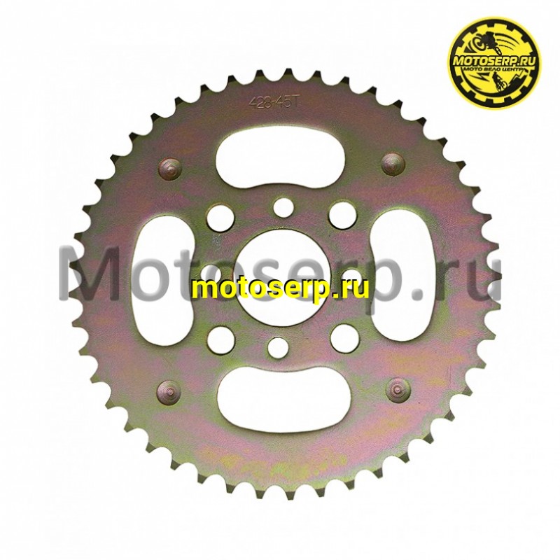 Купить  Звезда ведомая голая (венец) (428-45) (428-45T D-41mm, 4x43mm) AU150 (шт) (SM 687-7737 купить с доставкой по Москве и России, цена, технические характеристики, комплектация фото  - motoserp.ru