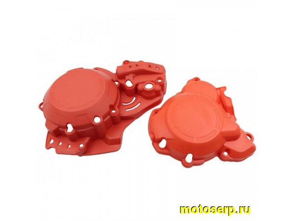 Купить  Защита крышек двигателя пластиковая GR 300 2Т; Hengjian Z300 (2Т); KTM EXC TPI 250 300 2017-2023 TPI SX250 GAS-GAS HUSQVARNA оранж. (комп) (A-E купить с доставкой по Москве и России, цена, технические характеристики, комплектация фото  - motoserp.ru