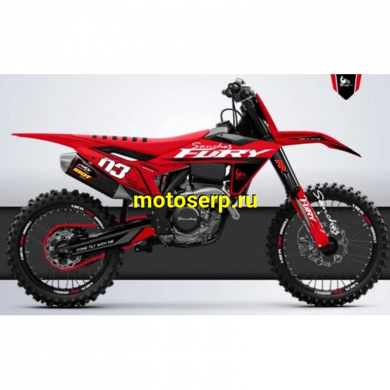 Купить  Мотоцикл Кросс/Эндуро Sanchez Fury CB300RL (спортинв) ZS175FMM-5A, 4 клап,  MNT-Tech 41, сжат/отб, 21/18", USB, стоп. (шт) (ФОТО купить с доставкой по Москве и России, цена, технические характеристики, комплектация фото  - motoserp.ru