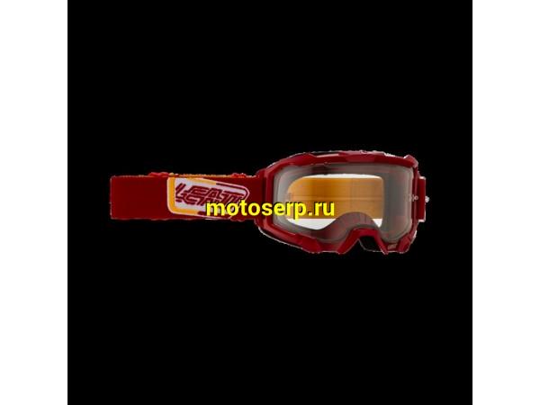 Купить  Очки мото Кросс Leatt Velocity 4.5 Ruby Clear 83% (8025200680) (шт) (Fox УТ-00028048 купить с доставкой по Москве и России, цена, технические характеристики, комплектация фото  - motoserp.ru
