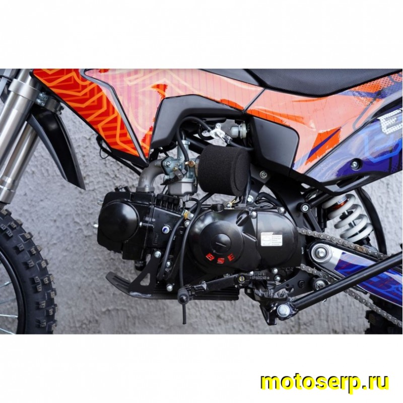 Купить  Питбайк BSE EX125 14/12 Blue Orange Ant (шт) купить с доставкой по Москве и России, цена, технические характеристики, комплектация фото  - motoserp.ru