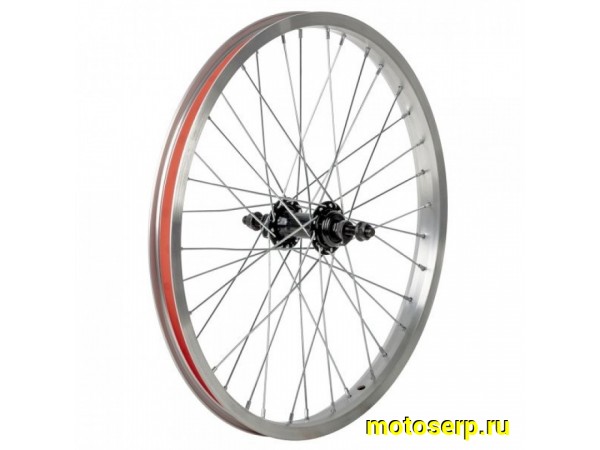 Купить  Колесо 20" двойное переднее алюм. BMX (NO NAME-Китай) ось-D10 Вело (шт) (Грат Вест Х95049 купить с доставкой по Москве и России, цена, технические характеристики, комплектация фото  - motoserp.ru