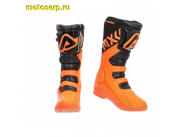 Купить  Мотоботы кросс. ACERBIS X-TEAM Оранжевый/черный, р-р 45" (NQ) (пар) (RM 105500-7 купить с доставкой по Москве и России, цена, технические характеристики, комплектация фото  - motoserp.ru
