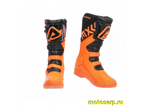 Купить  Мотоботы кросс. ACERBIS X-TEAM Оранжевый/черный, р-р 46" (NQ) (пар) (RM 105500-8 купить с доставкой по Москве и России, цена, технические характеристики, комплектация фото  - motoserp.ru