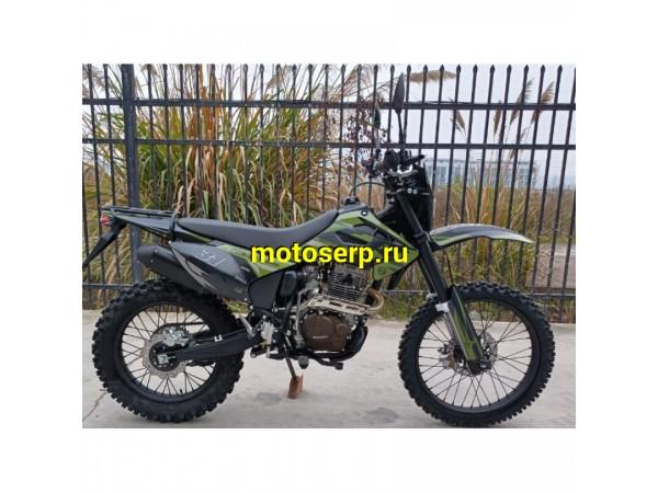 Купить  Мотоцикл Кросс/Эндуро Regulmoto Sport-003 Z (Хаки) 250сс 166FMM 21/18, 5пер, эл/кикстарт, диск/диск, тихий выхлоп (шт)  купить с доставкой по Москве и России, цена, технические характеристики, комплектация фото  - motoserp.ru