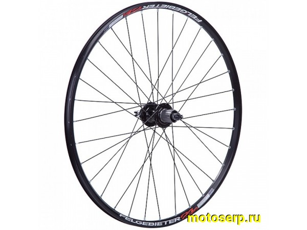 Купить  Колесо 27.5" двойное заднее под кассету, Disk с крепл диска на втулке. (FELGEBIETER) ПРОМ.ПОДШИ Вело (шт) (Дан (Грат Вест Х95042 купить с доставкой по Москве и России, цена, технические характеристики, комплектация фото  - motoserp.ru