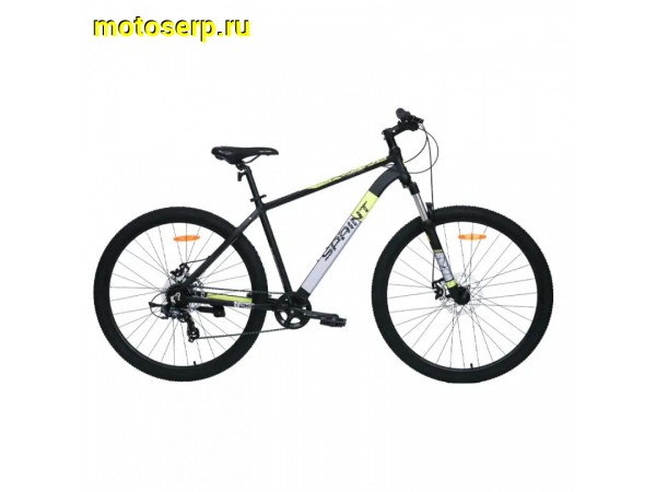 Купить  29" TECH TEAM SPRINT черный (21&rdquo;) (ТЕЧ ТИМ СПРИНТ) 29&rdquo;; горный; 7ск; рама-алюминий; тормоз-Disk (шт) (ART (M купить с доставкой по Москве и России, цена, технические характеристики, комплектация фото  - motoserp.ru