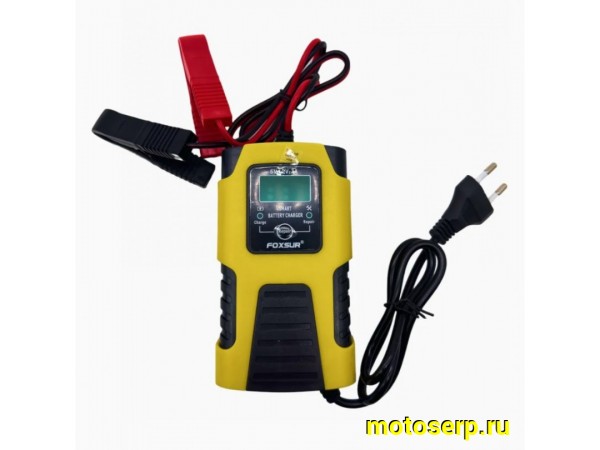 Купить  Зарядное устройство FOXSUR 6V/12-2A (шт) (O-N купить с доставкой по Москве и России, цена, технические характеристики, комплектация фото  - motoserp.ru