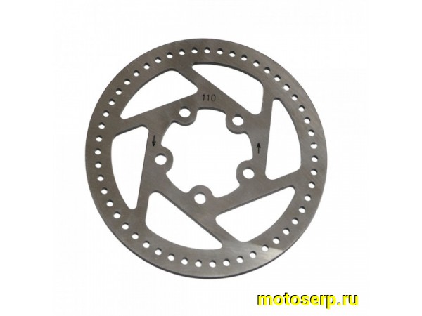 Купить  Диск (ротор) тормозной без муфты 110mm под 5 болтов (NO NAME-Китай) для электросамоката Вело (шт) (Мир 73739 купить с доставкой по Москве и России, цена, технические характеристики, комплектация фото  - motoserp.ru