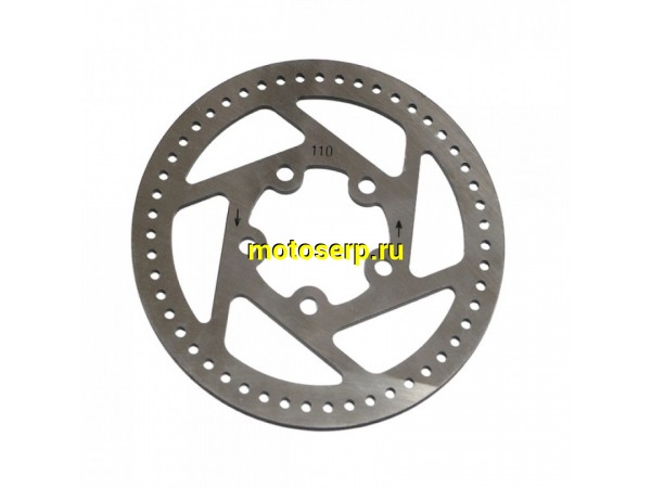 Купить  Диск (ротор) тормозной без муфты 110mm под 5 болтов (NO NAME-Китай) для электросамоката Вело (шт) (Мир 73739 купить с доставкой по Москве и России, цена, технические характеристики, комплектация фото  - motoserp.ru