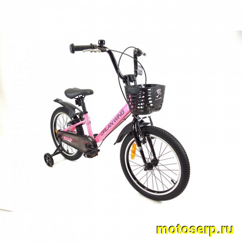 Купить  18" ORLAN WING HANDY розовый (Орлан Винг Хенди) 18"; 1ск; рама-сталь; тормоз-V-brake (шт) (ART (M купить с доставкой по Москве и России, цена, технические характеристики, комплектация фото  - motoserp.ru