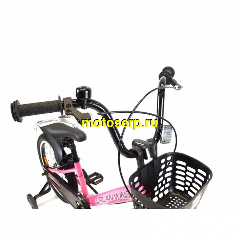 Купить  18" ORLAN WING HANDY розовый (Орлан Винг Хенди) 18"; 1ск; рама-сталь; тормоз-V-brake (шт) (ART (M купить с доставкой по Москве и России, цена, технические характеристики, комплектация фото  - motoserp.ru