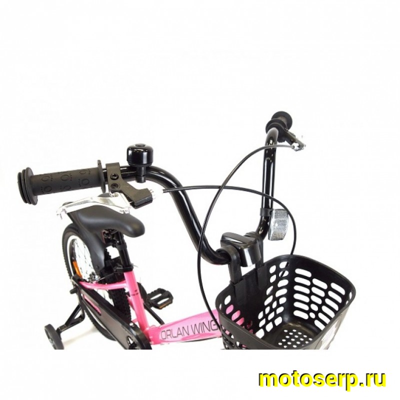 Купить  18" ORLAN WING HANDY розовый (Орлан Винг Хенди) 18"; 1ск; рама-сталь; тормоз-V-brake (шт) (ART (M купить с доставкой по Москве и России, цена, технические характеристики, комплектация фото  - motoserp.ru