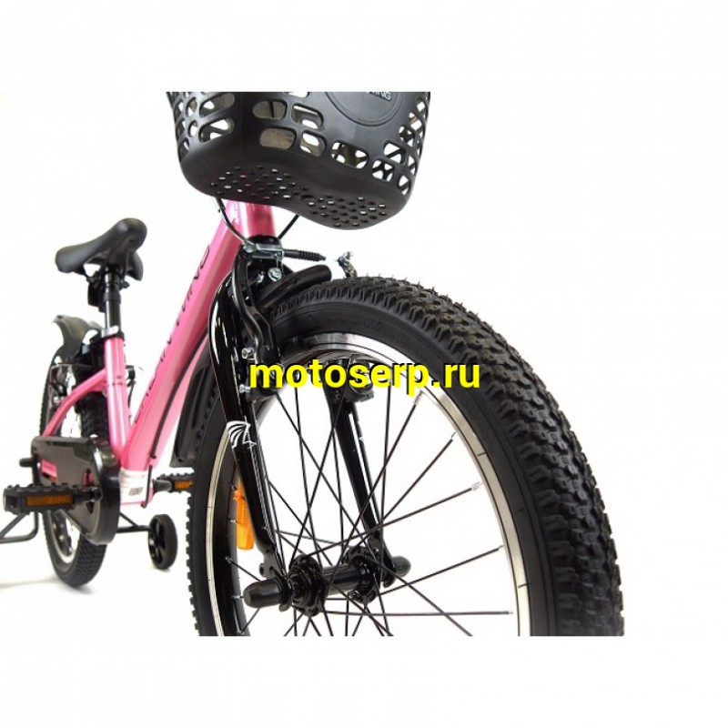Купить  18" ORLAN WING HANDY розовый (Орлан Винг Хенди) 18"; 1ск; рама-сталь; тормоз-V-brake (шт) (ART (M купить с доставкой по Москве и России, цена, технические характеристики, комплектация фото  - motoserp.ru