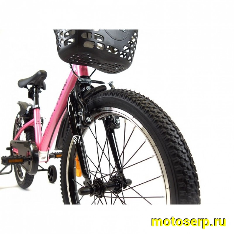 Купить  18" ORLAN WING HANDY розовый (Орлан Винг Хенди) 18"; 1ск; рама-сталь; тормоз-V-brake (шт) (ART (M купить с доставкой по Москве и России, цена, технические характеристики, комплектация фото  - motoserp.ru