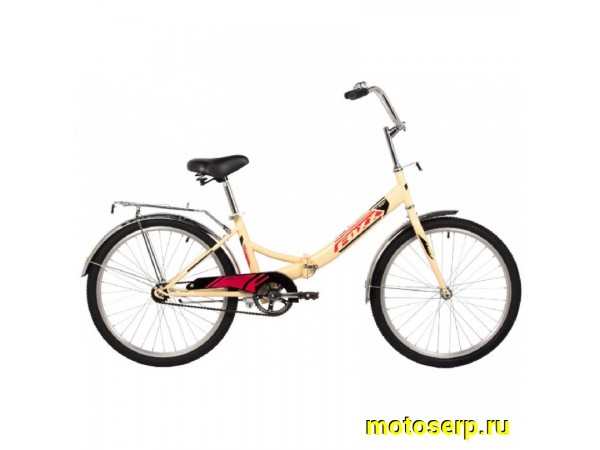 Купить  24" FOXX SHIFT бежевый (ФОКС ШИФТ) 24"; 1ск; рама-сталь; тормоз-ножной (шт) (ART (M купить с доставкой по Москве и России, цена, технические характеристики, комплектация фото  - motoserp.ru