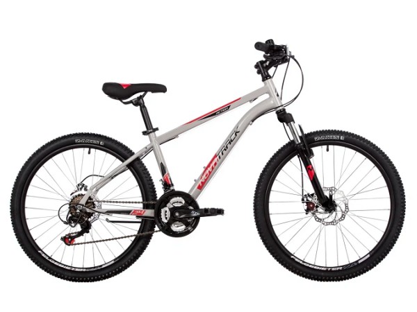 Купить  24" NOVATRACK ACTION серый (14") (НОВАТРЕК АКТИОН) 24"; 18ск; рама-сталь; тормоз-Disk (шт) (ART (M купить с доставкой по Москве и России, цена, технические характеристики, комплектация фото  - motoserp.ru