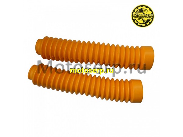 Купить  Гофры (чехлы) резиновые передней вилки Yamaha DT50 TW200 225 Suzuki TS 50 D33/45 L-250mm желтые (пара) (JP купить с доставкой по Москве и России, цена, технические характеристики, комплектация фото  - motoserp.ru