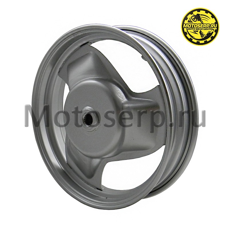 Купить  Колесо 10" заднее (диск колеса) штампов. Yamaha (16 шлиц) (бараб.торм 110mm) (шт) (TATA 10001424 купить с доставкой по Москве и России, цена, технические характеристики, комплектация фото  - motoserp.ru