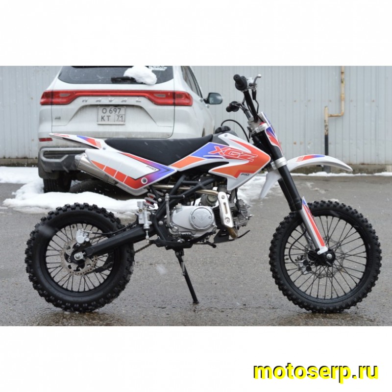 Купить  Питбайк XGZ P110 110сс 17/14" полуавтом, эл/кикстарт (спортинв)  (шт)  купить с доставкой по Москве и России, цена, технические характеристики, комплектация фото  - motoserp.ru