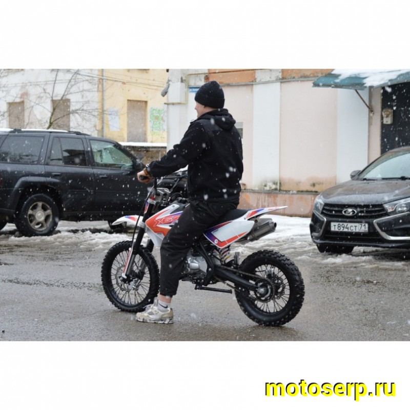 Купить  Питбайк XGZ P110 110сс 17/14" полуавтом, эл/кикстарт (спортинв)  (шт)  купить с доставкой по Москве и России, цена, технические характеристики, комплектация фото  - motoserp.ru