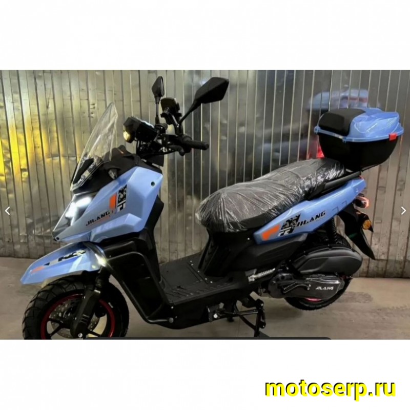 Купить  Скутер Jilang TANK-4 50сс 12/12" ИНЖЕКТОР дикс/бараб, дуги, кофр, держатель телефона (шт) 01800  (Jilang купить с доставкой по Москве и России, цена, технические характеристики, комплектация фото  - motoserp.ru