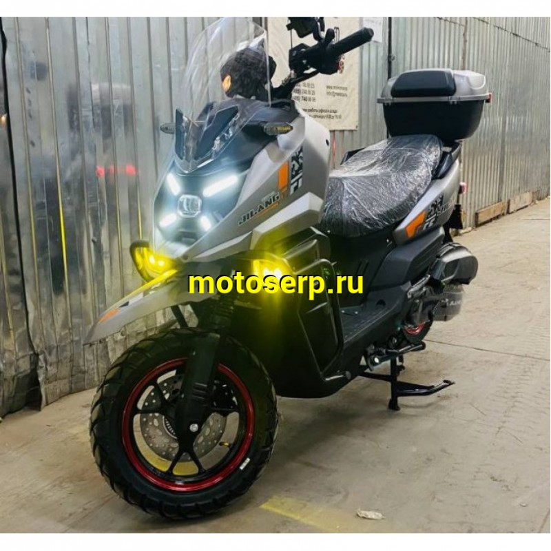 Купить  Скутер Jilang TANK-4 50сс 12/12" дикс/бараб, дуги, кофр, держатель телефона (шт) 01500  (Jilang купить с доставкой по Москве и России, цена, технические характеристики, комплектация фото  - motoserp.ru
