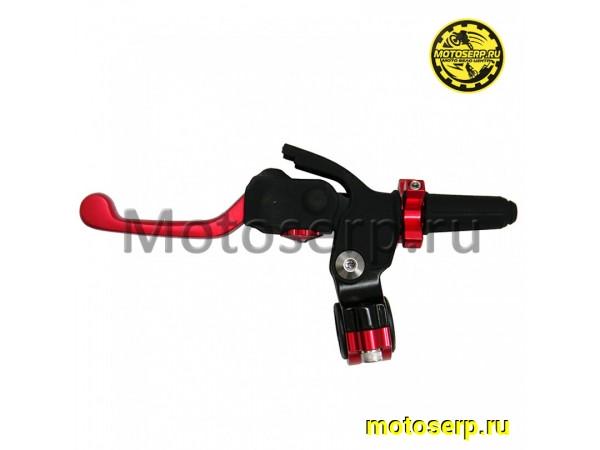 Купить  Рычаг сцепления в сборе (левый) "OTOM" регулируемый универсальный красный (складной 360) (шт) (Кокурин купить с доставкой по Москве и России, цена, технические характеристики, комплектация фото  - motoserp.ru