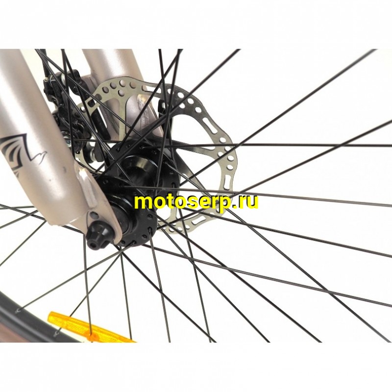 Купить  26" ORLAN WING VENUS 2.0 золотистый (14") (Орлан Винг Венус 2.0) 26"; 7ск; рама-алюминий; тормоз-Disk (шт) (ART (M купить с доставкой по Москве и России, цена, технические характеристики, комплектация фото  - motoserp.ru