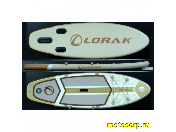 Купить  Сапборд Lorak 905 (244*76*10) серо-коричневый (в комплекте-весло, насос) (шт) (Ряб купить с доставкой по Москве и России, цена, технические характеристики, комплектация фото  - motoserp.ru
