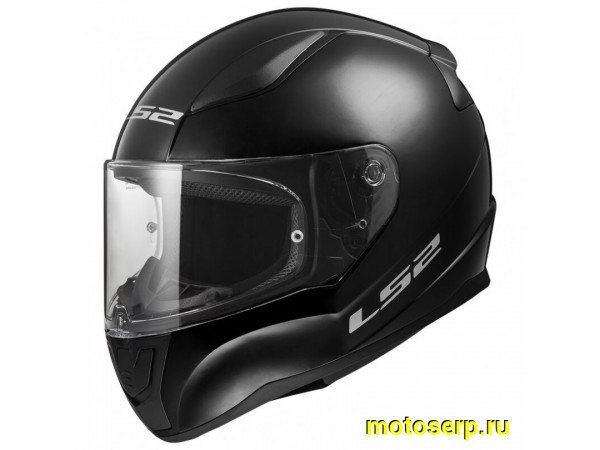 Купить  Шлем закрытый LS2 FF353 RAPID 2 SOLID GLOSS BLACK (XXXL) интеграл (шт) (LS2 купить с доставкой по Москве и России, цена, технические характеристики, комплектация фото  - motoserp.ru