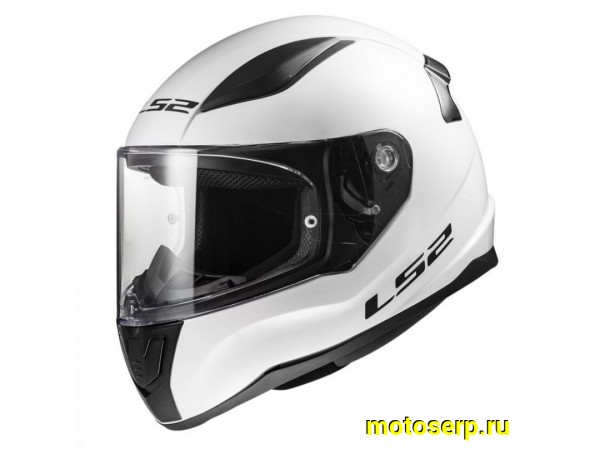 Купить  Шлем закрытый LS2 FF353 RAPID 2 SOLID GLOSS White (L) интеграл (шт) (LS2 купить с доставкой по Москве и России, цена, технические характеристики, комплектация фото  - motoserp.ru