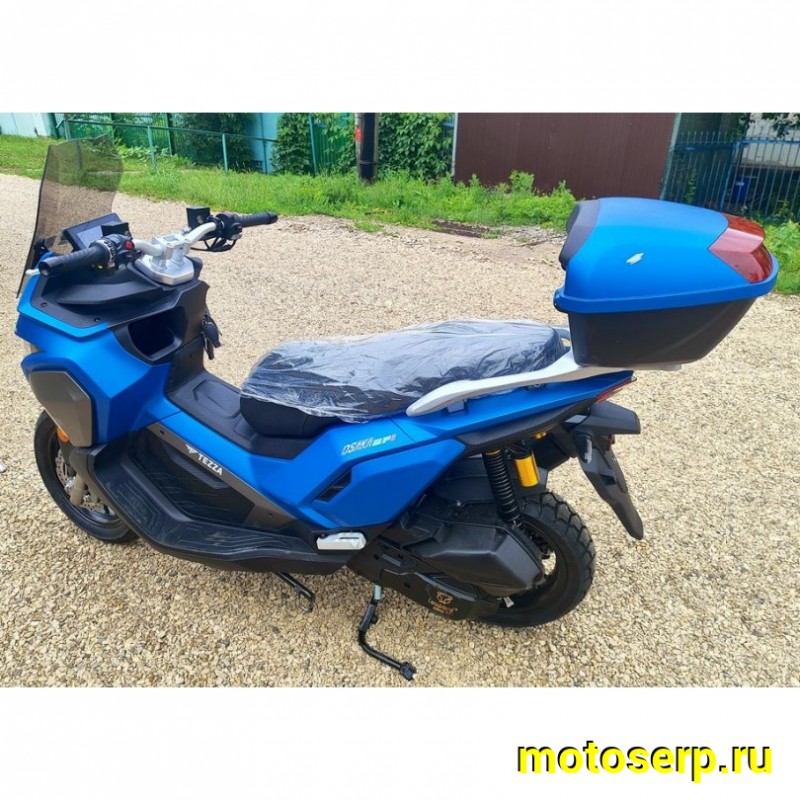 Купить  Скутер TeZZa Leopard Osaka EFI 50сс ИНЖЕКТОР 14/13" дикс/бараб,  держатель телефона, музыка блютуз, кофр, шлем. (шт) 01800  (Jilang (К-дар купить с доставкой по Москве и России, цена, технические характеристики, комплектация фото  - motoserp.ru