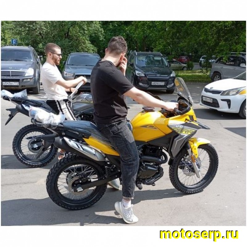 Купить  Мотоцикл внедорожный ATAKI CARRERA 300 (4T PR300) ПТС 19/17 (2025г.) Серый Тур-эндуро ЗА КОФРЫ +41950р. без дуг. (шт) (SM  купить с доставкой по Москве и России, цена, технические характеристики, комплектация фото  - motoserp.ru