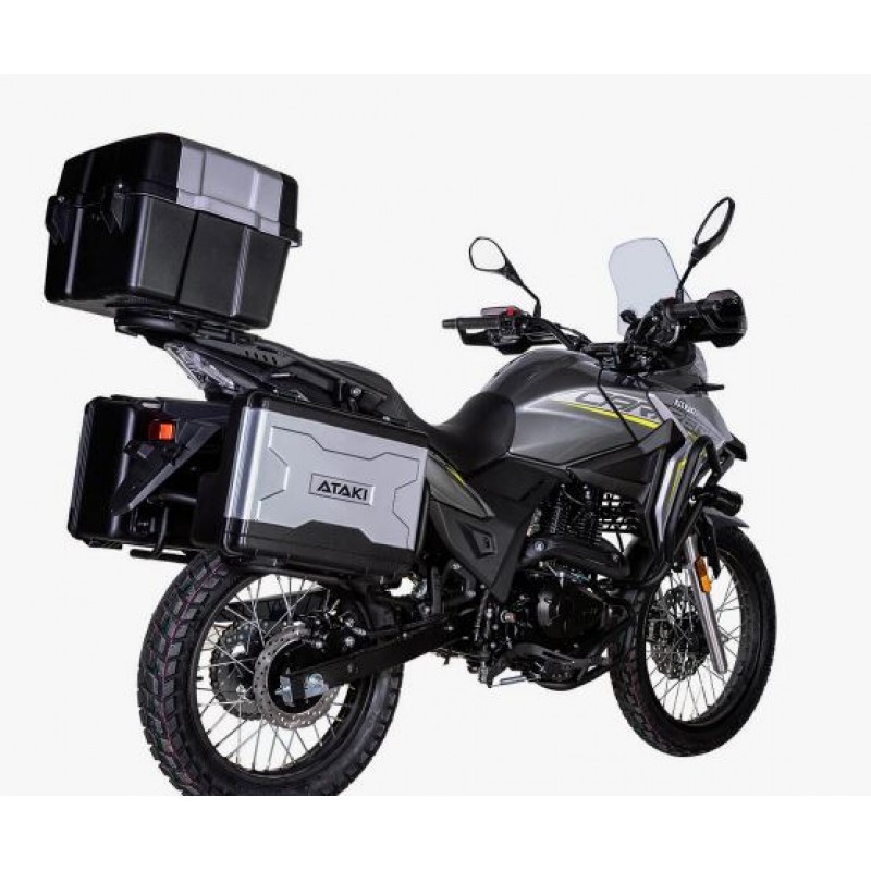 Купить  Мотоцикл внедорожный ATAKI Carrera 300 (4T PR300) 19/17 (2025г.) Серый Тур-эндуро ЗА КОФРЫ +41950р. без дуг. (шт) (SM  купить с доставкой по Москве и России, цена, технические характеристики, комплектация фото  - motoserp.ru