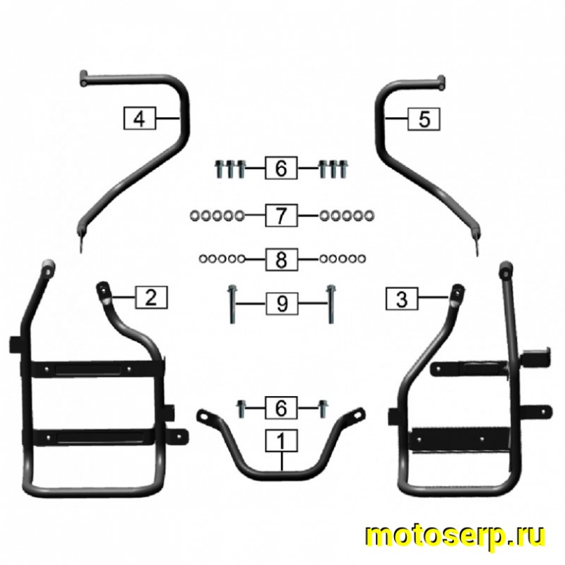 Купить  Кофры багажные 3шт. компл. + крепёжная система ATAKI CARRERA (комп) (SM 776-7667 купить с доставкой по Москве и России, цена, технические характеристики, комплектация фото  - motoserp.ru