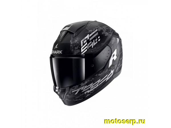 Купить  Шлем закрытый интеграл SHARK RIDILL 2 MOLOKAI MAT Black/White/Silver (XL) (шт) (SHARK HE1110E-KWS-XXL купить с доставкой по Москве и России, цена, технические характеристики, комплектация фото  - motoserp.ru