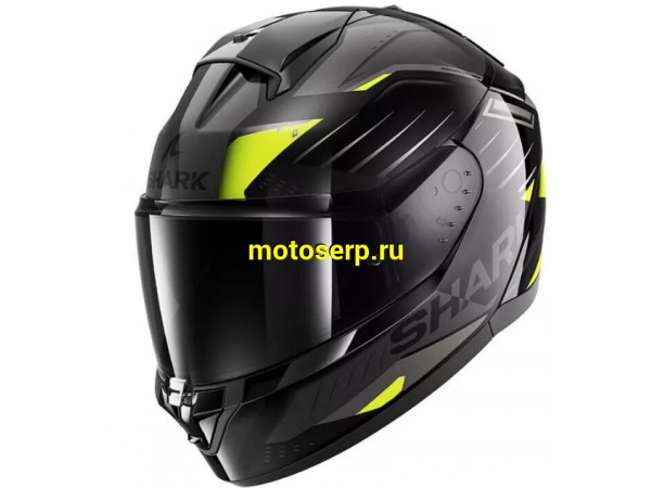 Купить  Шлем закрытый интеграл SHARK RIDILL 2 BERSEK Black/Green/Anthracite (XL) (шт) (SHARK HE1122E-KGA-XL купить с доставкой по Москве и России, цена, технические характеристики, комплектация фото  - motoserp.ru