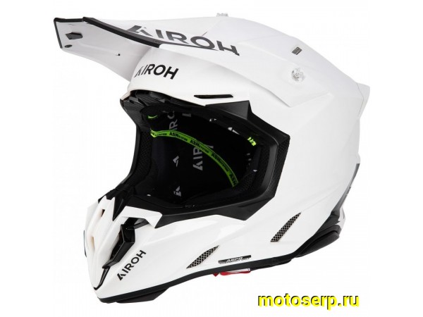 Купить  Шлем Кросс AIROH TWIST 3.0 COLOR WHITE (XXL) (шт) (AIROH TW314-XXL купить с доставкой по Москве и России, цена, технические характеристики, комплектация фото  - motoserp.ru