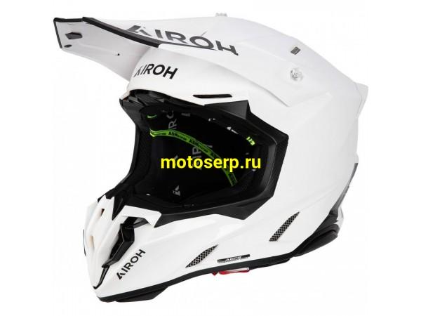Купить  Шлем Кросс AIROH TWIST 3.0 COLOR WHITE (XXL) (шт) (AIROH TW314-XXL купить с доставкой по Москве и России, цена, технические характеристики, комплектация фото  - motoserp.ru