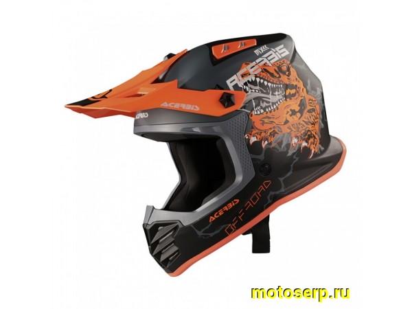Купить  Шлем Кросс (Детский) Acerbis PROFILE JUNIOR Nero/Arancio (YL) (шт) (Acerbis 0025401.446.054 купить с доставкой по Москве и России, цена, технические характеристики, комплектация фото  - motoserp.ru