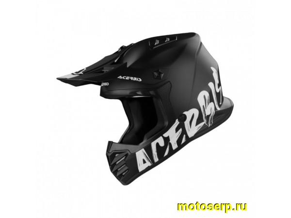 Купить  Шлем Кросс (Детский) Acerbis PROFILE JUNIOR Metallic Black (YL) (шт) (Acerbis 0025401.092.054 купить с доставкой по Москве и России, цена, технические характеристики, комплектация фото  - motoserp.ru