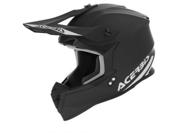 Купить  Шлем Кросс Acerbis Linear 22-06 Metallic Black (XL) (шт) (0 купить с доставкой по Москве и России, цена, технические характеристики, комплектация фото  - motoserp.ru