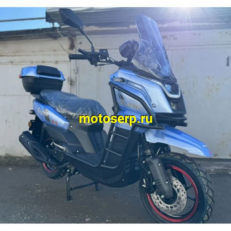 Купить  Скутер Jilang TANK-3  50сс 12/12" дикс/диск, дуги, кофр, держатель телефона, кофр (шт) 01500 (Jilang (ФОТО купить с доставкой по Москве и России, цена, технические характеристики, комплектация фото  - motoserp.ru