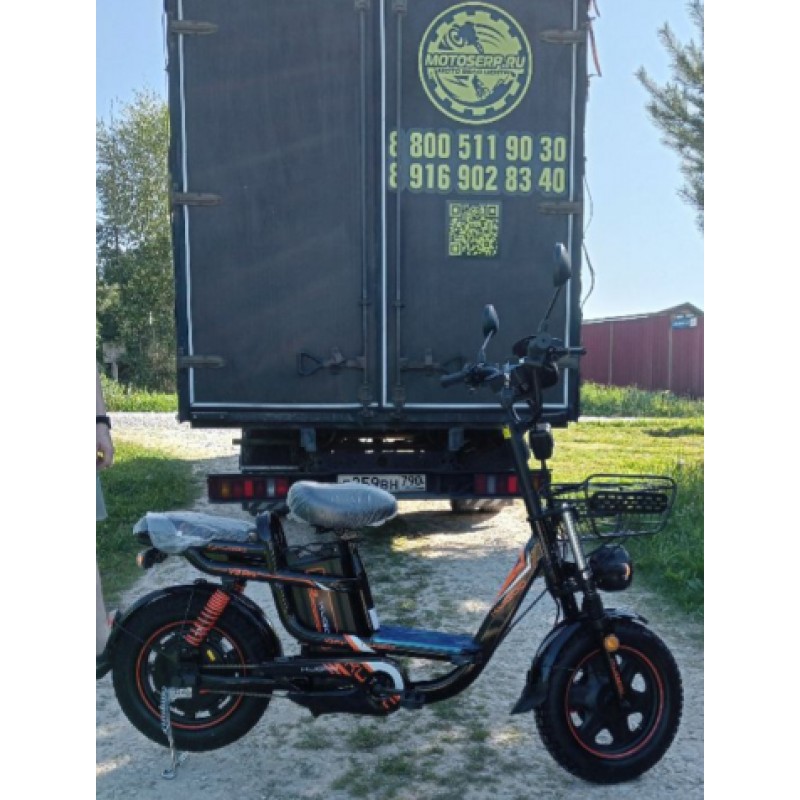 Купить  Электрокомплект 16" 1200 Вт Курьерский KG V3 PRO PLUS (28.6Ah) рама-сталь, тормз - гидр.Disk, съёмная Li-ion батарея 60V, 28.6Ah  (шт) (Кит купить с доставкой по Москве и России, цена, технические характеристики, комплектация фото  - motoserp.ru